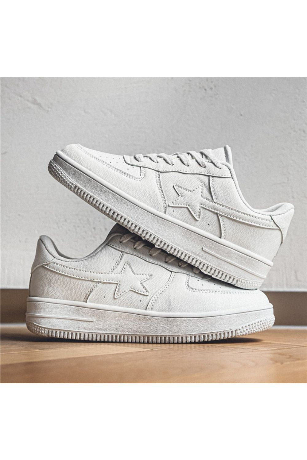 'Triple White' Ster Sneaker