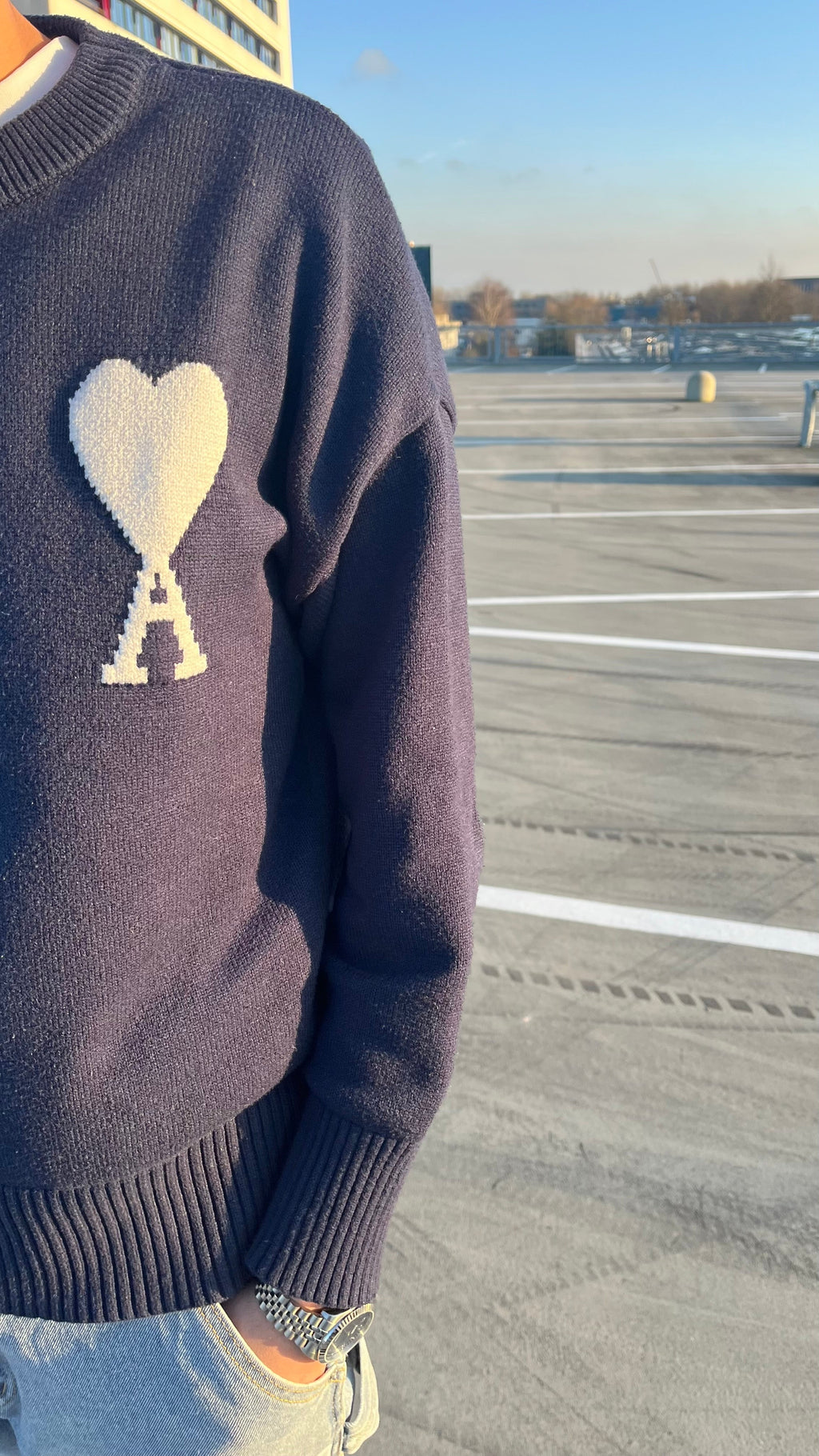 A - HEART SWEATER